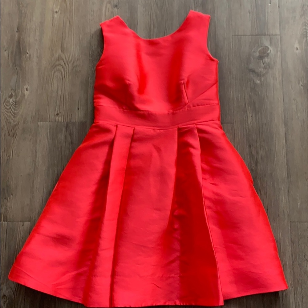 Kate spade coral bow back dress